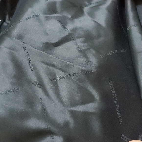 ELIZABETTA FRANCHI BLACK BLAZER SIZE 46 - Picture 9 of 16
